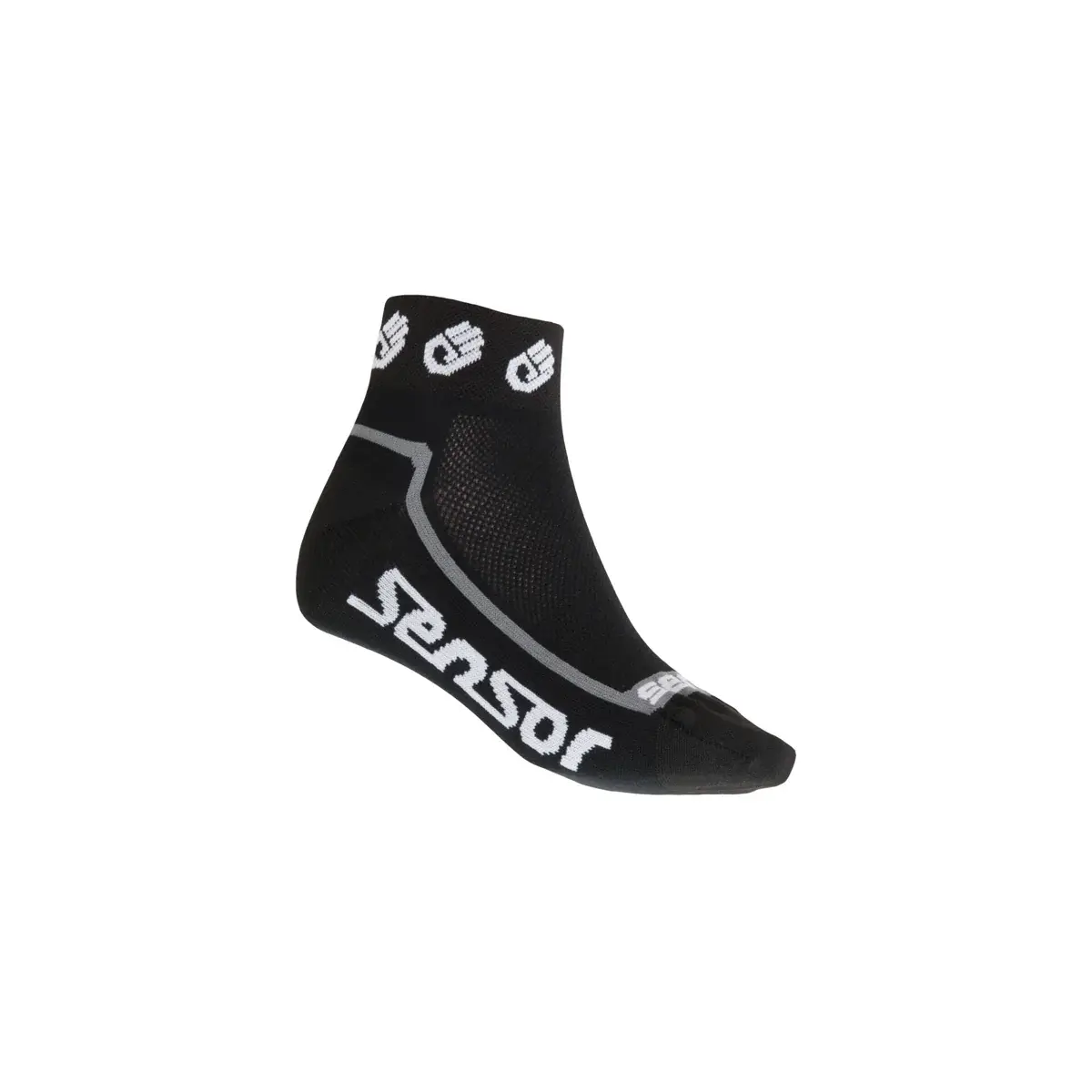 Sensor Knöchelhohe Funktionssocken Sensor Race Lite Small Hands schwarz