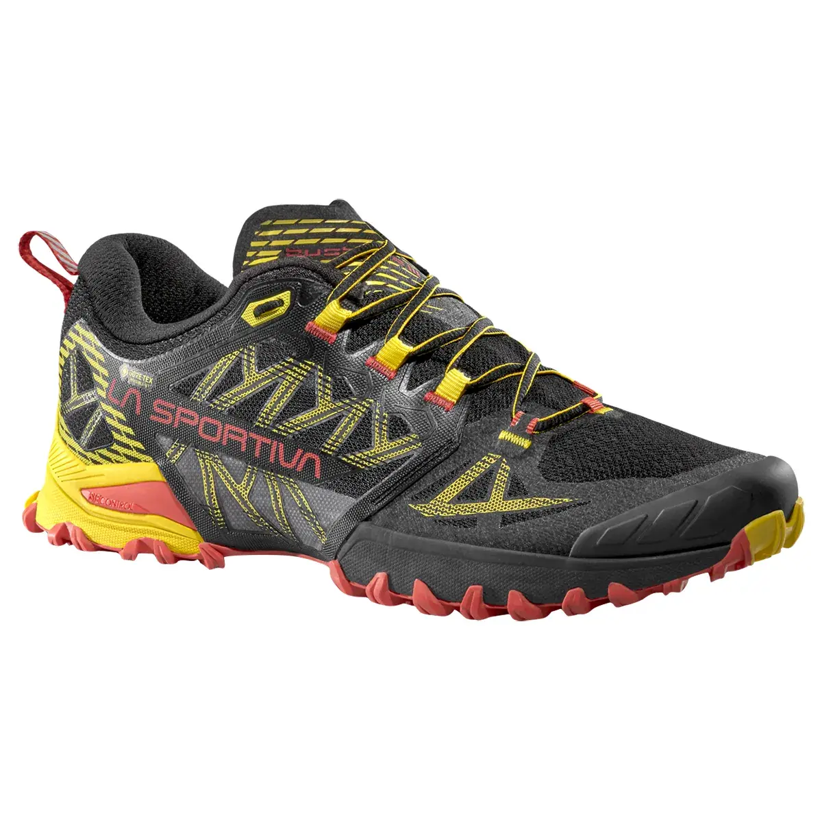 La Sportiva Herren-Laufschuhe La Sportiva Bushido III GTX Black/Yellow