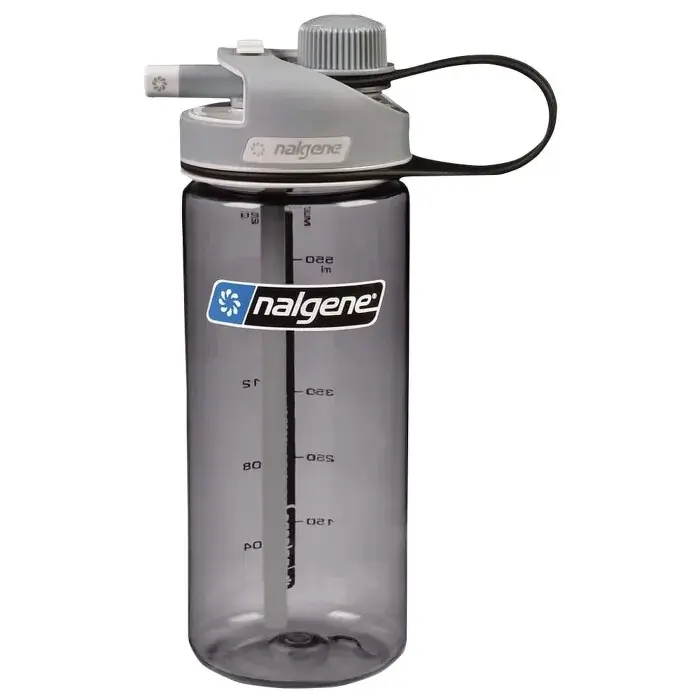 Nalgene Flasche Nalgene MultiDrink, Gray w/Gray Cap, Sustain Gray w/Gray Cap, Sustain 560ml