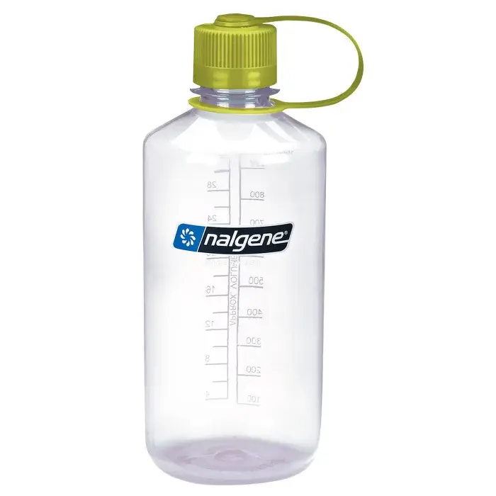 Flasche Nalgene Narrow Mouth Clear / Green Clos 1000ml