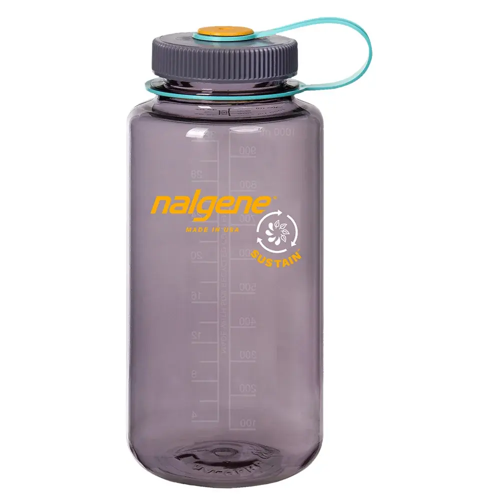 Nalgene Flasche Nalgene Wide-Mouth Aubergine Sustain