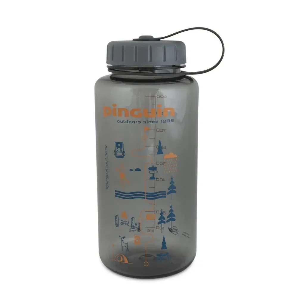 Flasche PINGUIN Tritan Fat Bottle 1000ml grey