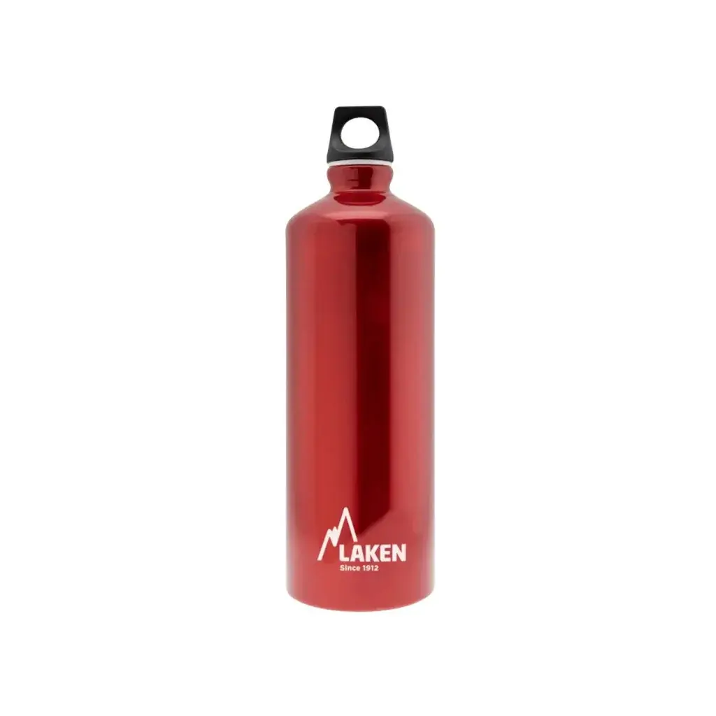 Flasche LAKEN Aluminium Futura 1000 ml rot