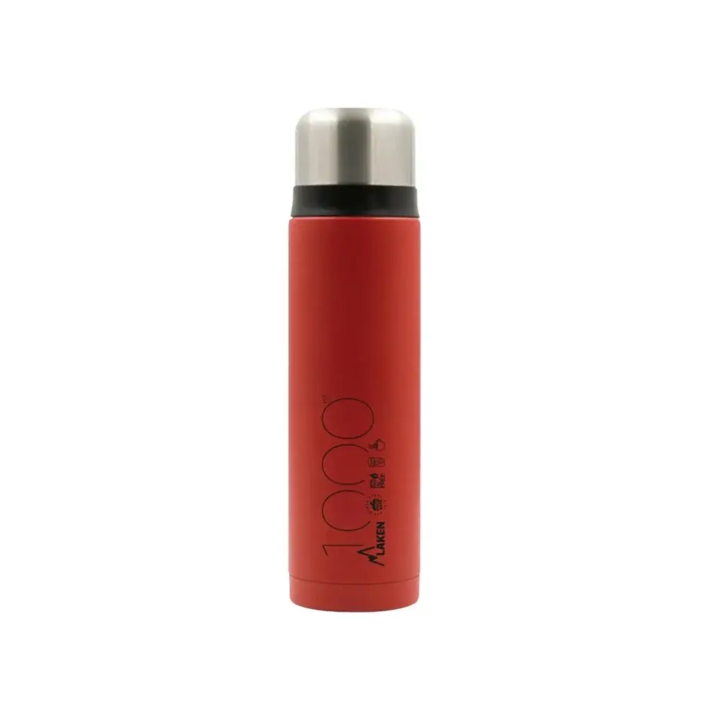 LAKEN Thermosflasche LAKEN Stahl 1000 ml rot