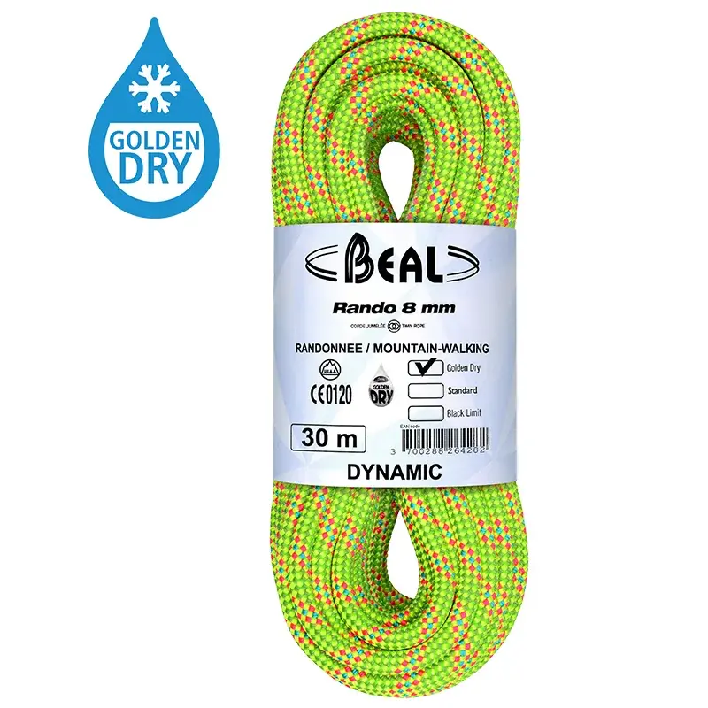 Beal Seil Beal Rando 8mm Goldy dry Yellow