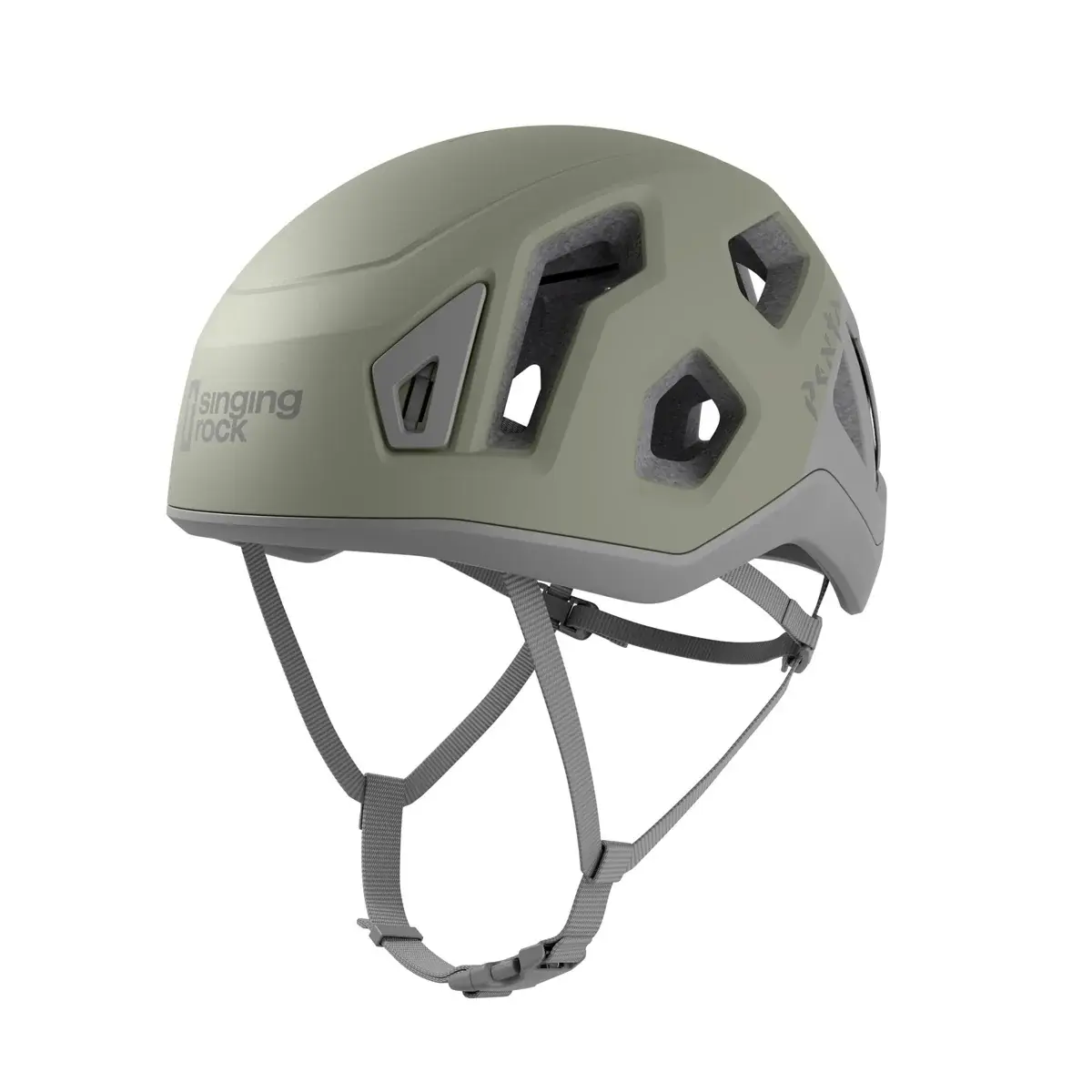 Singing Rock Kletterhelm Singing Rock Penta olivine gray 52-58cm