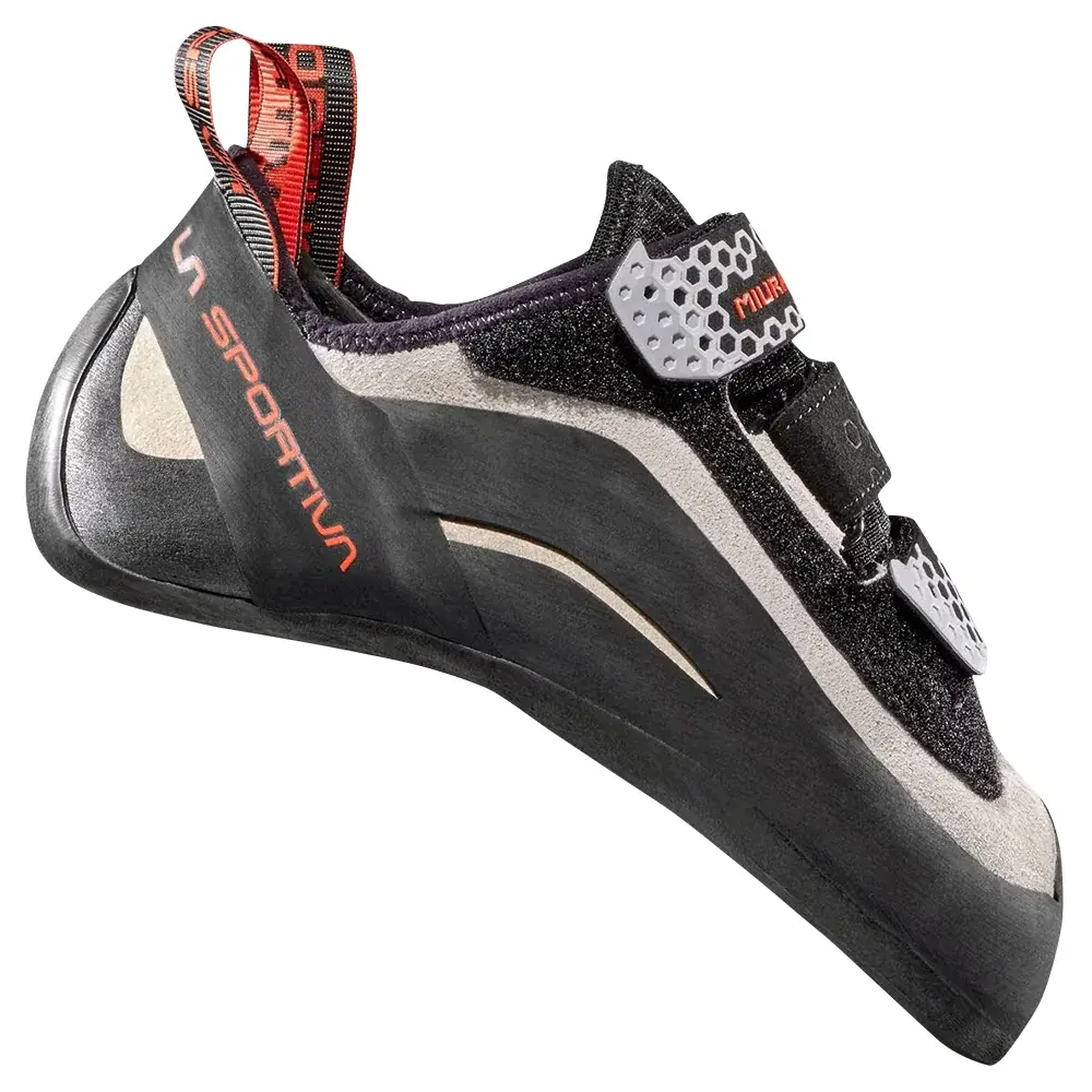 La Sportiva Kletterschuhe La Sportiva Miura VS white/cherry tomato