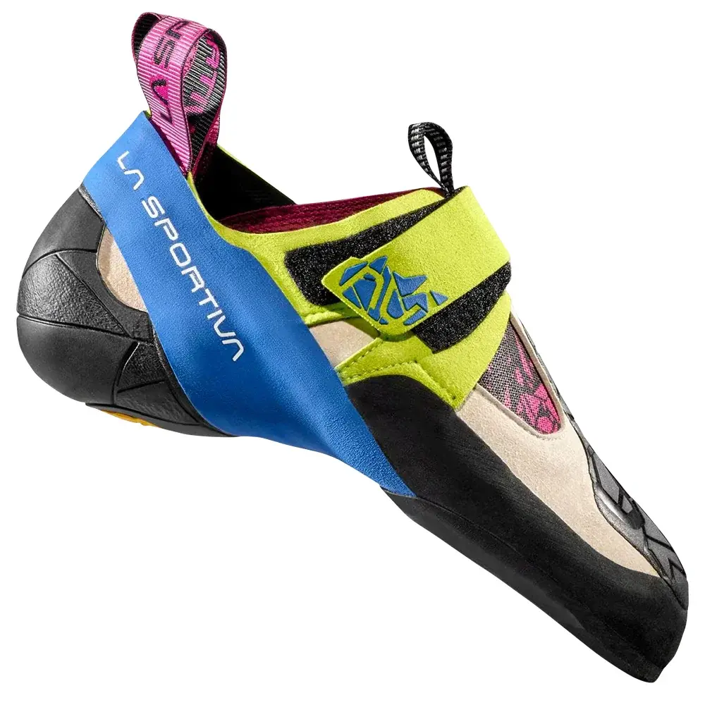 La Sportiva Kletterschuhe La Sportiva Skwama apple green/cobalt blue_e05b13