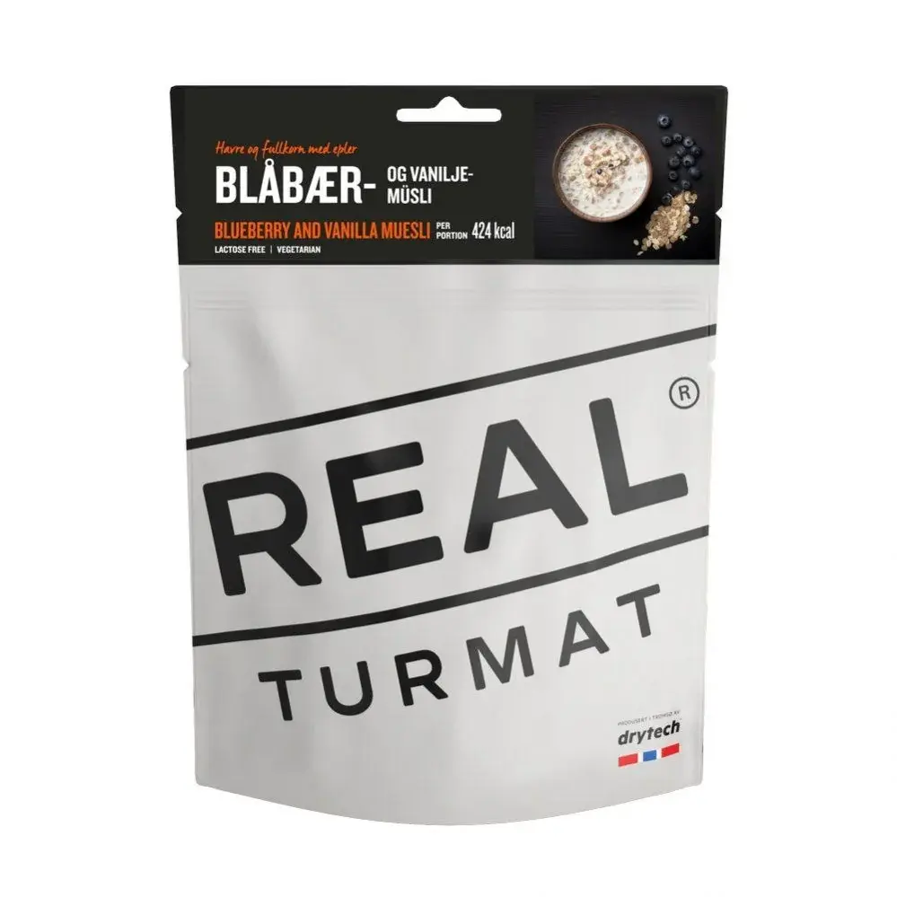Müsli mit Blaubeeren und Vanille REAL Turmat 350 g