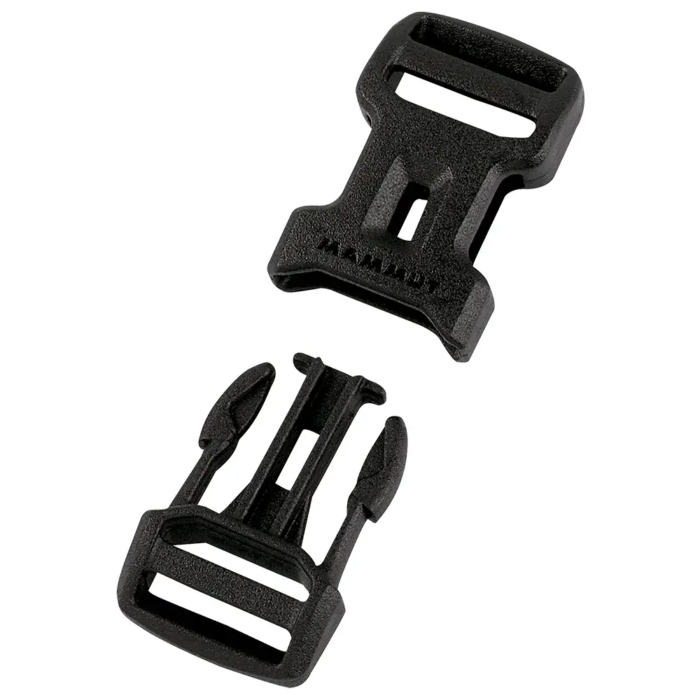 Mammut Ersatzschnalle Mammut Dual Adjust Side Squeeze Buckle black 25 mm