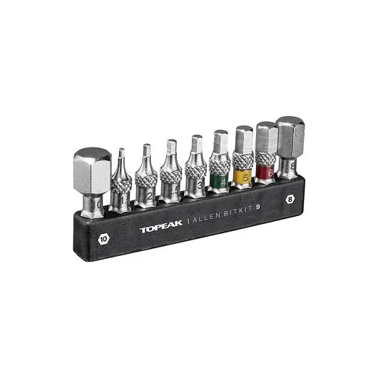 TOPEAK Werkzeug TOPEAK Allen BIT KIT 9