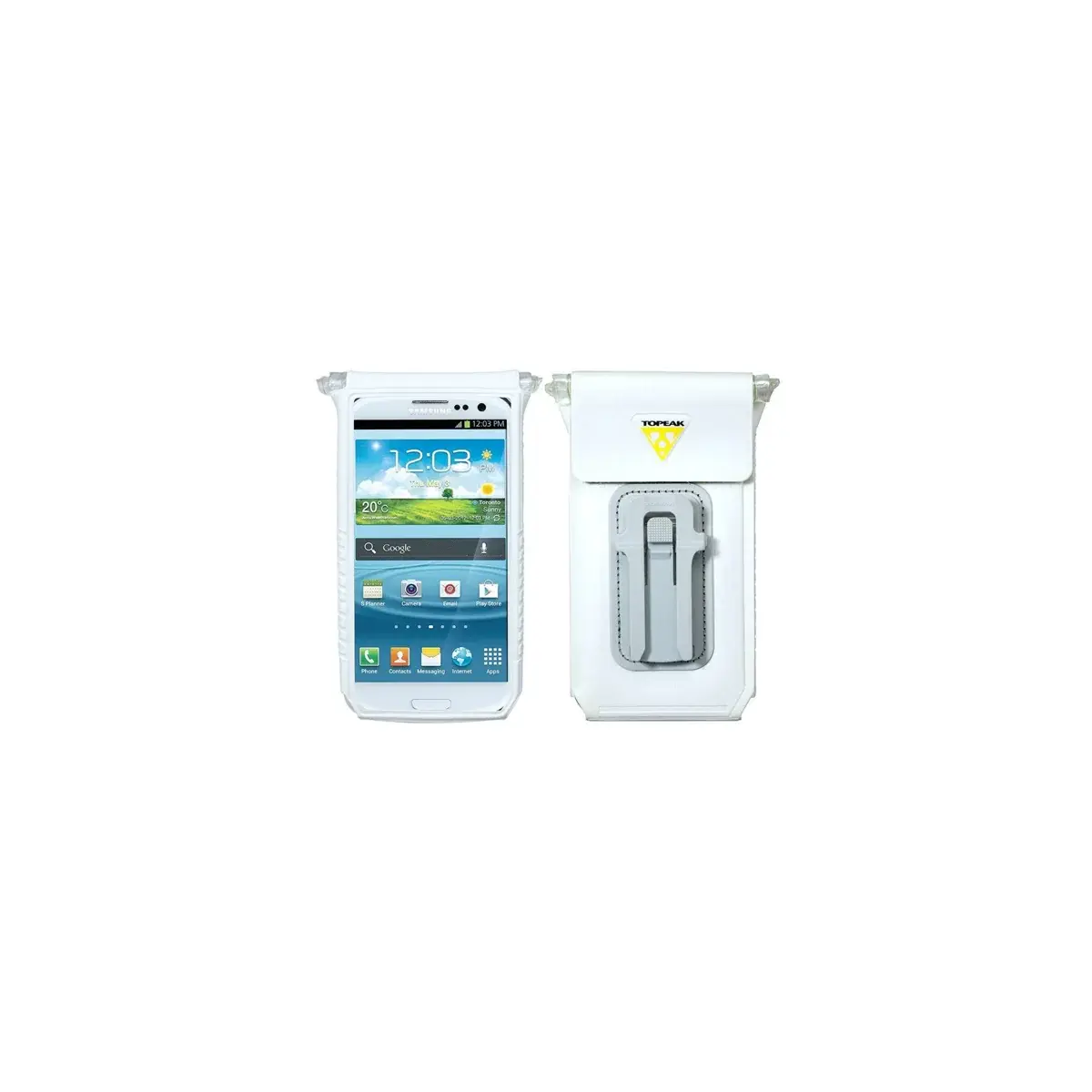 TOPEAK Handyhülle TOPEAK Smartphone DryBag 5" weiß