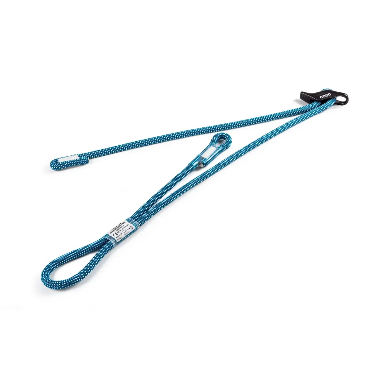 Standplatz-Lanyard Ocún SBEA Adjust Twin 40/20-100cm blue/white