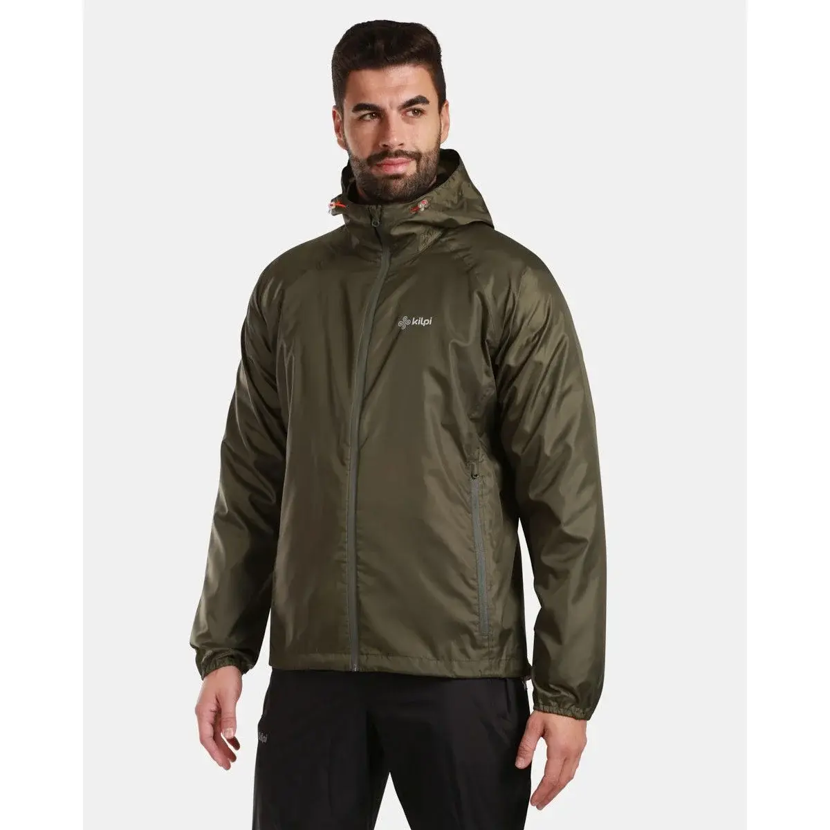 Outdoor-Regenjacke Kilpi JALUU-U dark green