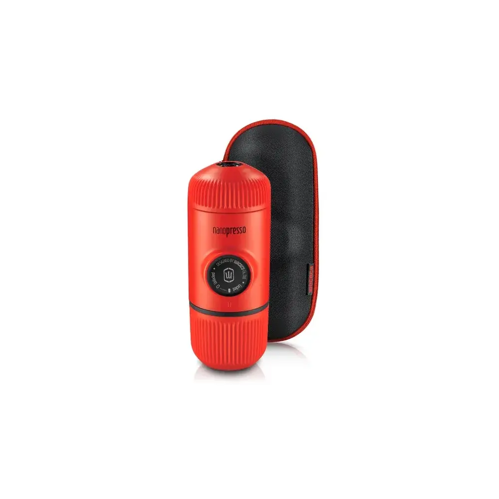 Wacaco Outdoor-Kaffeebereiter mit Etui Wacaco Nanopresso rot