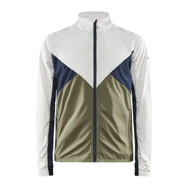 Craft Pánská sportovní bunda Craft ADV Essence Wind šedá s tmavě zelenou
