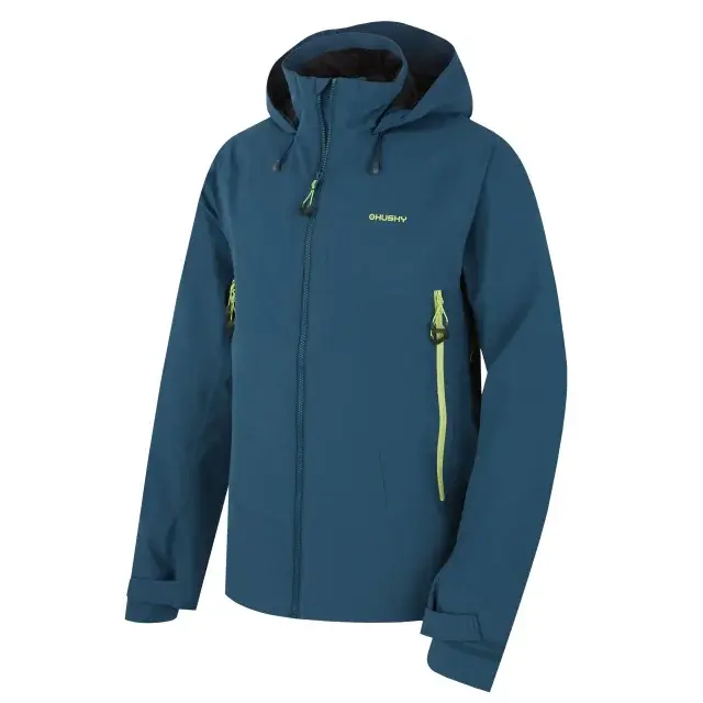 Pánská bunda Husky hardshell Nakron M dk. turquoise