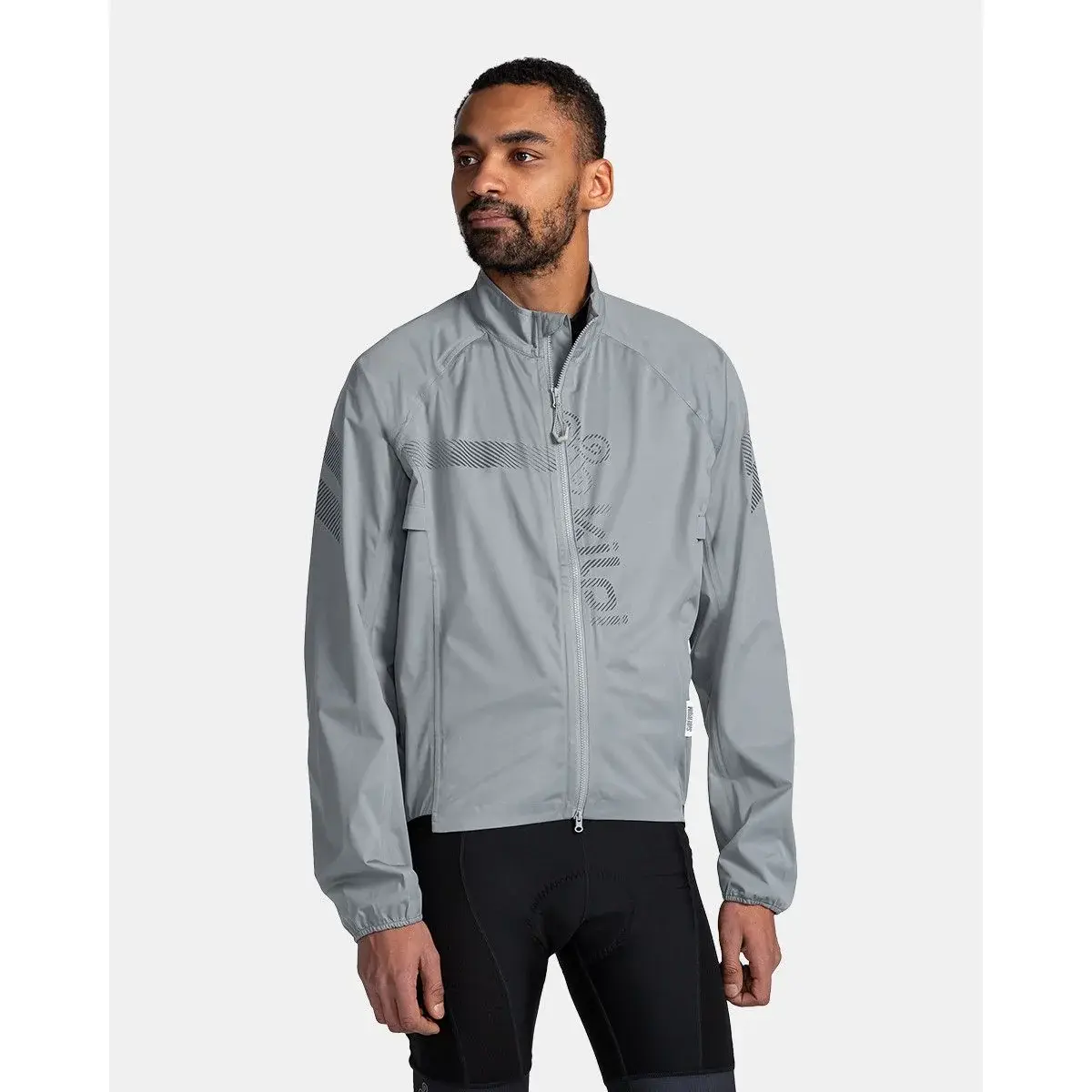 Kilpi Herren-Radjacke Kilpi Rainar-M hellgrau