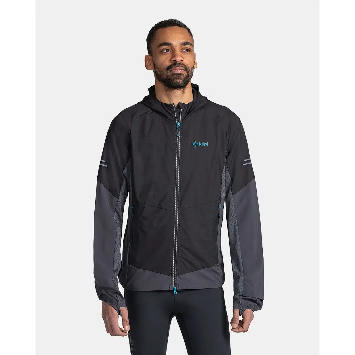 Kilpi Herren-Windjacke Kilpi Rayen-M schwarz