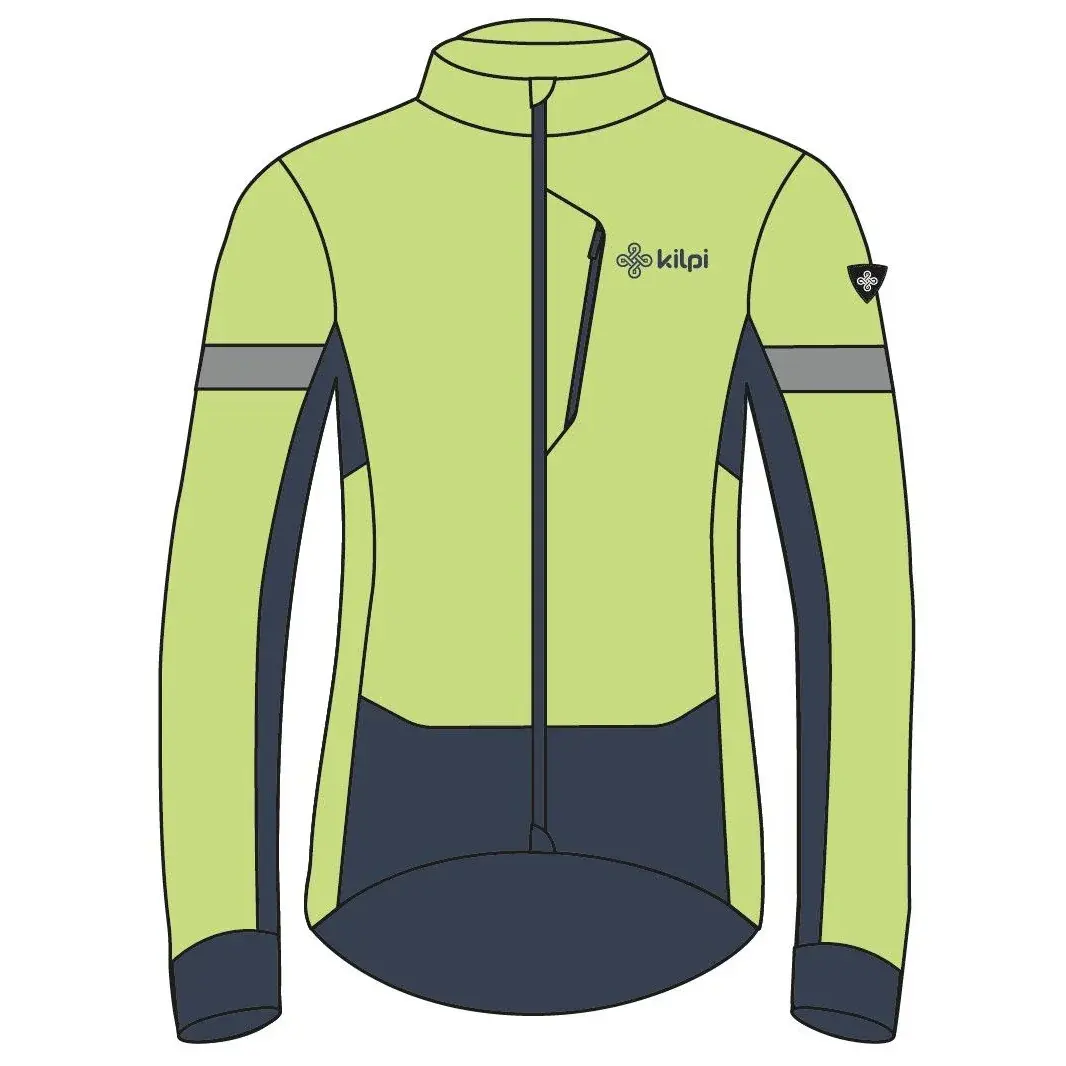 Kilpi Herren-Softshell-Radjacke Kilpi VELOVER-M hellgrün