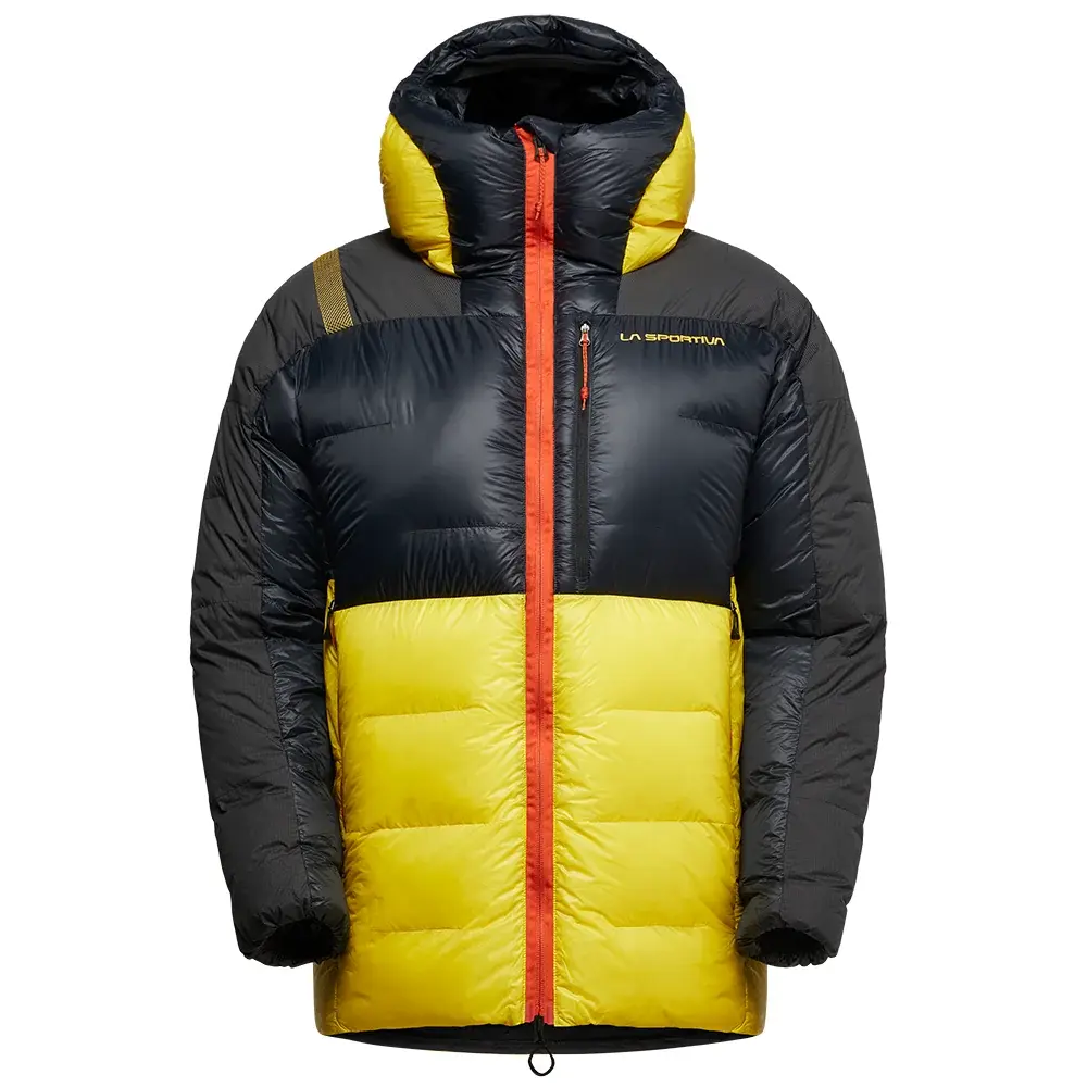 Herrenjacke La Sportiva OLYMPUS TECH DOWN PARKA black/yellow