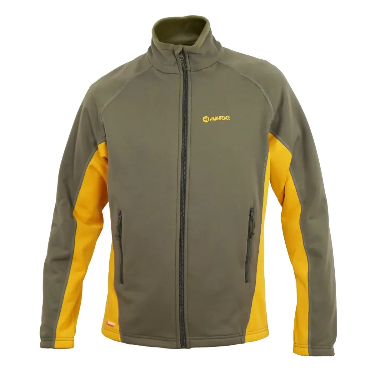 Herren-Jacke mit durchgehendem Reißverschluss Warmpeace Phelps olive night/gold