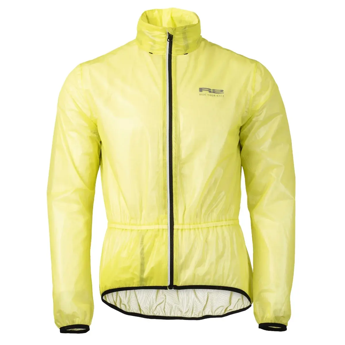 R2 Herren-Radjacke R2 Surly Transparent neon gelb