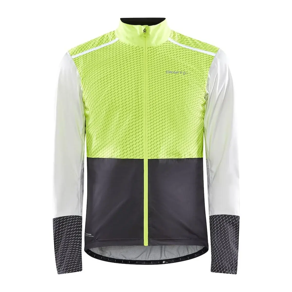 Craft Herren-Radjacke Craft ADV Hydro Lumen gelb/weiß