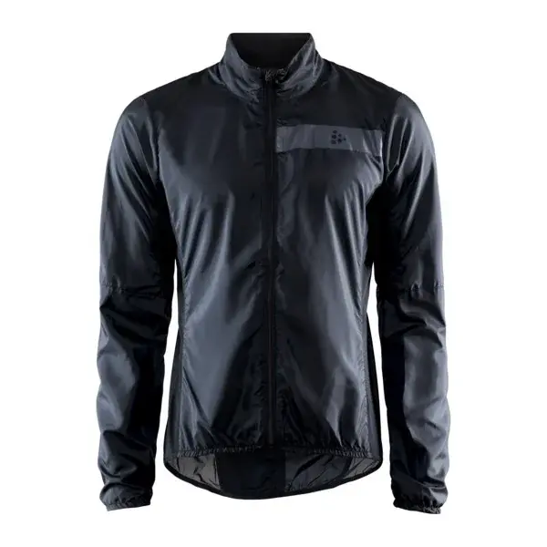 Craft Ultraleichte Herren-Radjacke Craft Essence Light Wind schwarz