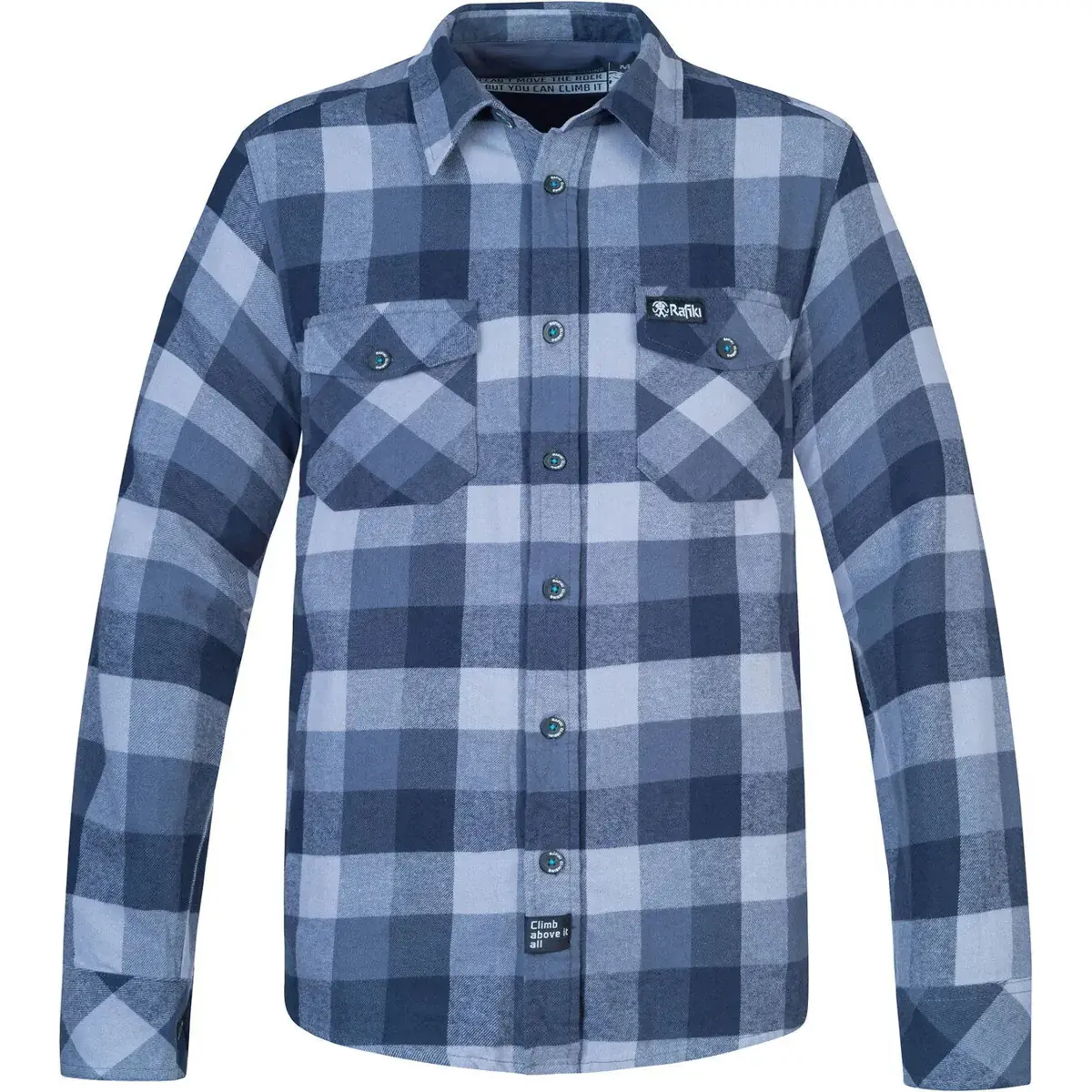 Herren-Flanellhemd Rafiki Virage momentum plaid
