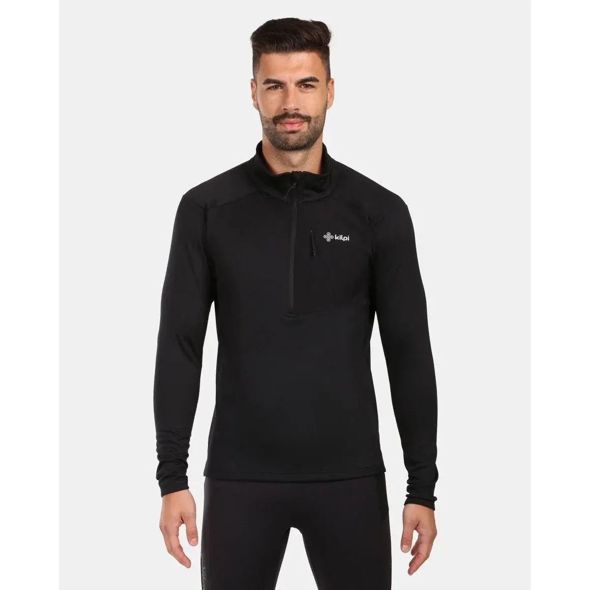 Herren-Fleecepullover Kilpi VIGO-M schwarz
