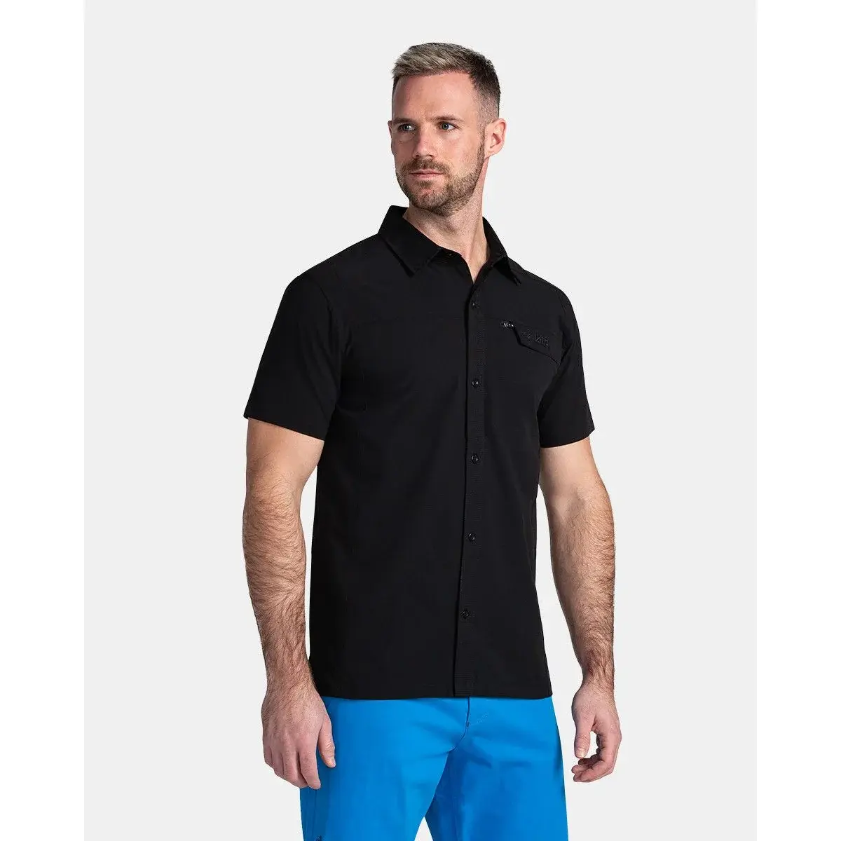 Herren-Outdoorhemd Kilpi Bombay-M schwarz