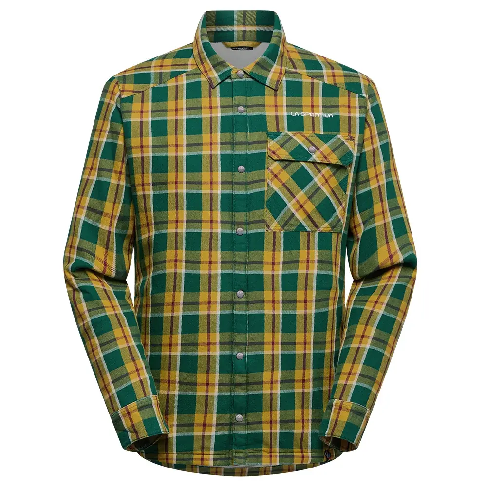 Pánská košile La Sportiva Rambler Lined Flannel Shirt jungle/savana