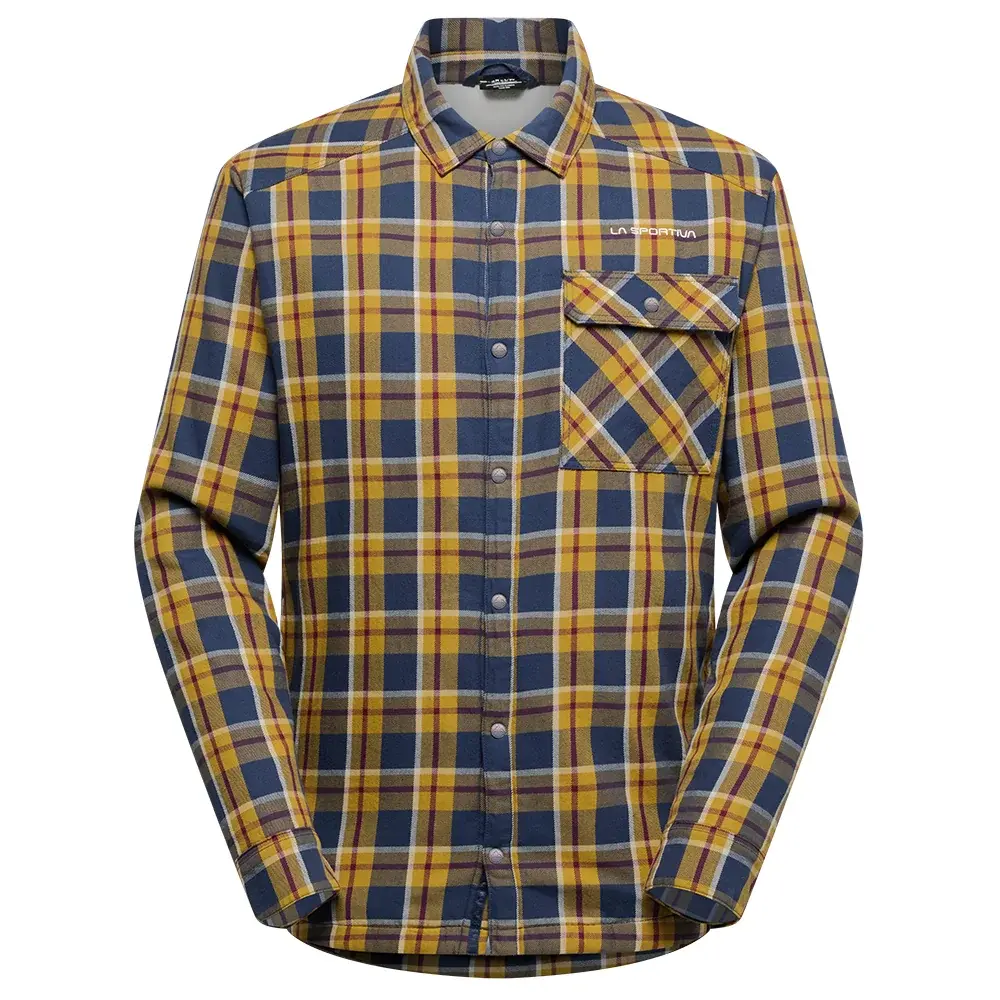Pánská košile La Sportiva Rambler Lined Flannel Shirt night sky/savana