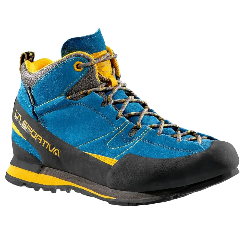 La Sportiva Herren-Wanderstiefel La Sportiva Boulder X Mid GTX blue/yellow