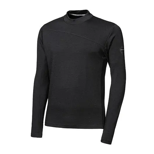 Herren-Langarm-Sweatshirt Sensor MERINO EXTREME UP Sweatshirt Langarm schwarz