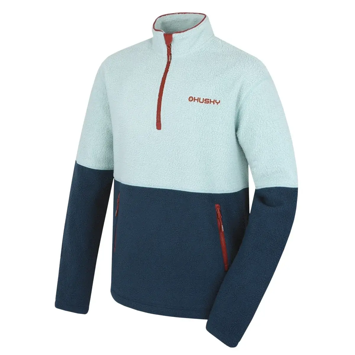 Herren-Sweatshirt Husky Addy M mint/blue