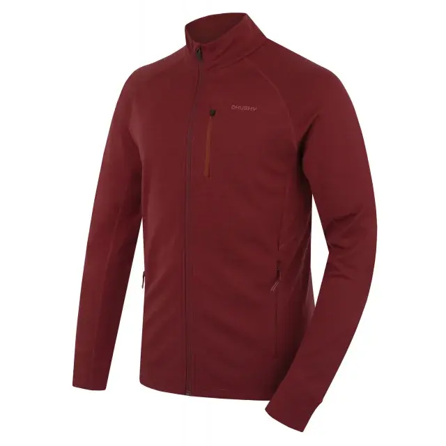 Pánská merino mikina Husky Alou M bordo