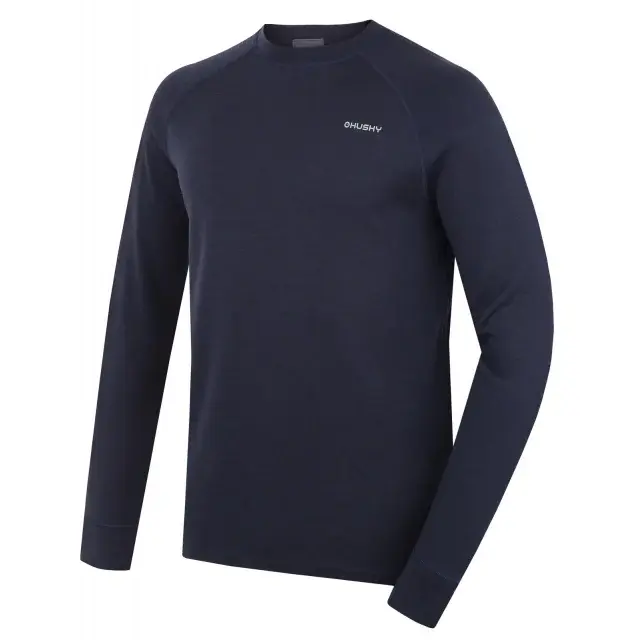 Pánská merino mikina Husky Aron M dk. blue