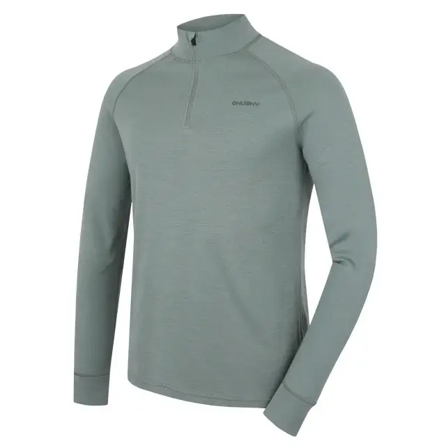 Herren-Sweatshirt Husky Aron Zip M faded green