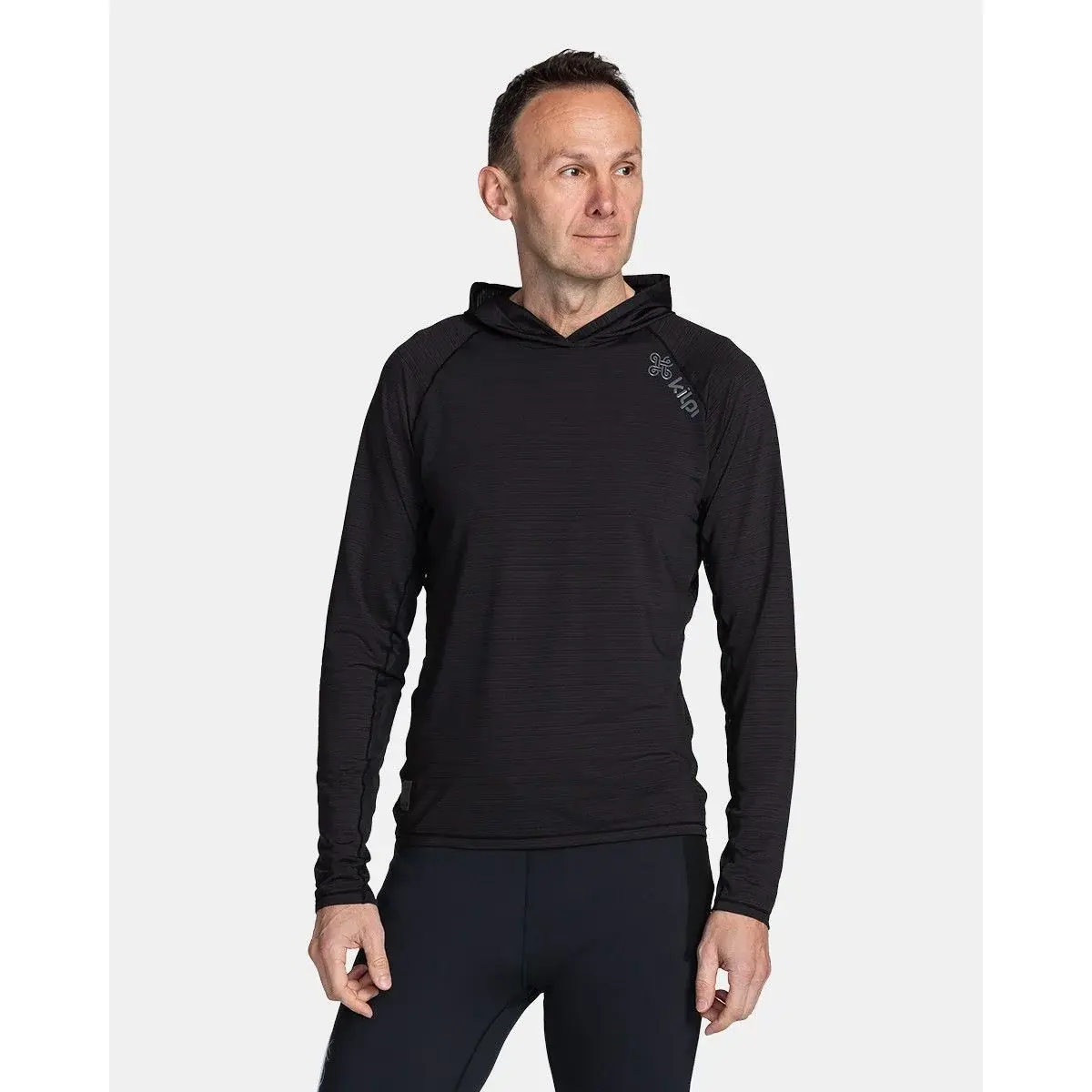 Kilpi Herren-Fitness-Sweatshirt Kilpi Aileen-M schwarz