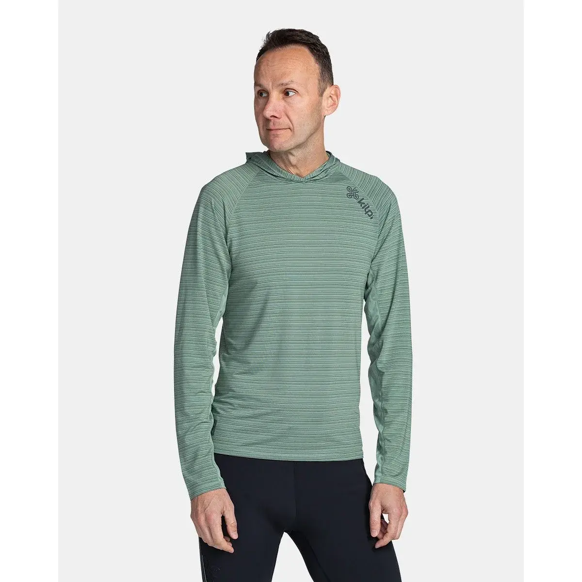 Kilpi Herren-Fitness-Sweatshirt Kilpi Aileen-M dunkelgrün