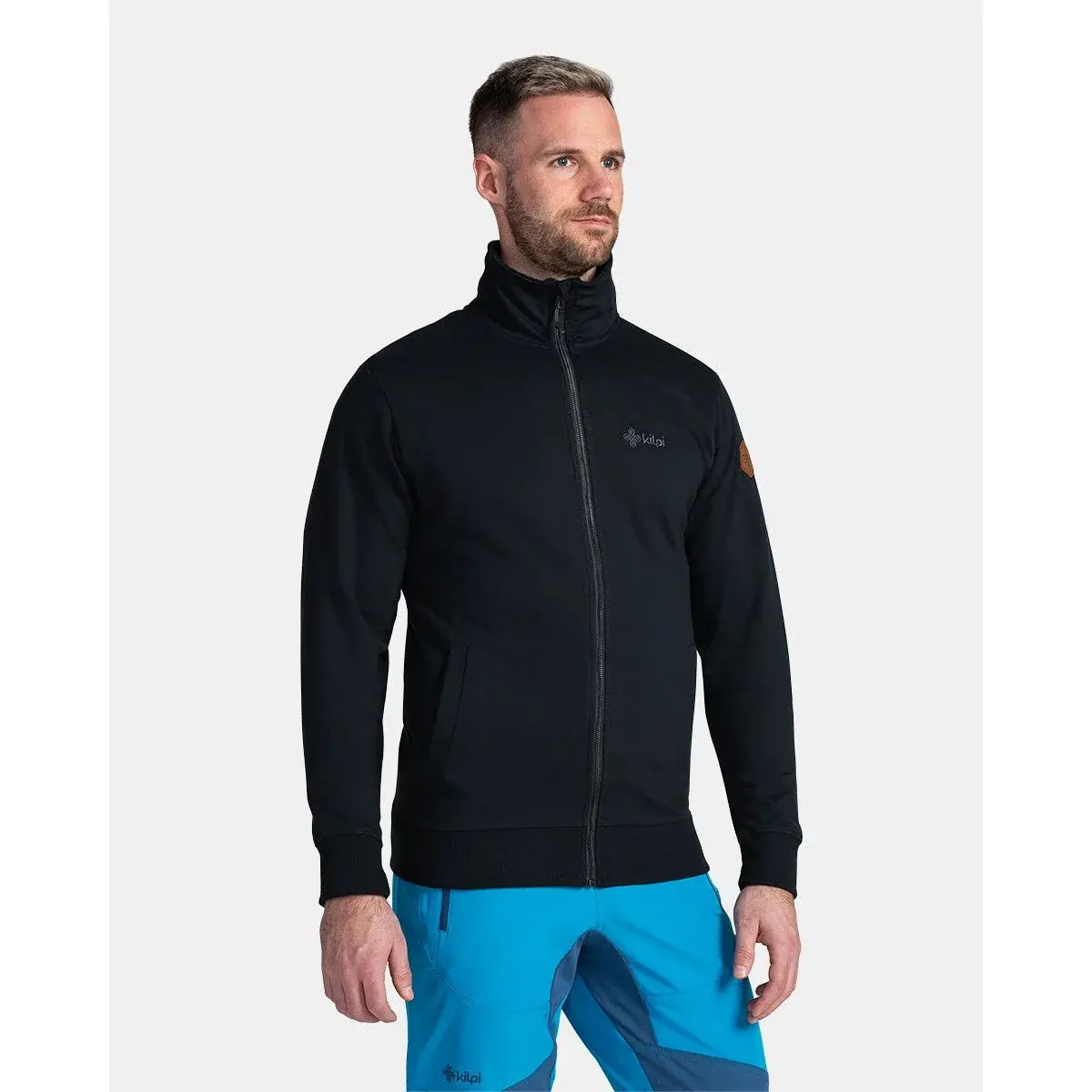 Herren-Baumwoll-Sweatshirt Kilpi Bobby-M schwarz