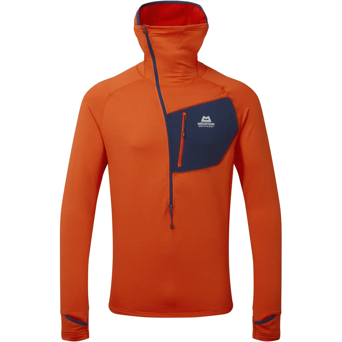 Mountain Equipment Herren-Fleecepullover Mountain Equipment Fleece Eclipse Hooded Zip T Magma / Medieval