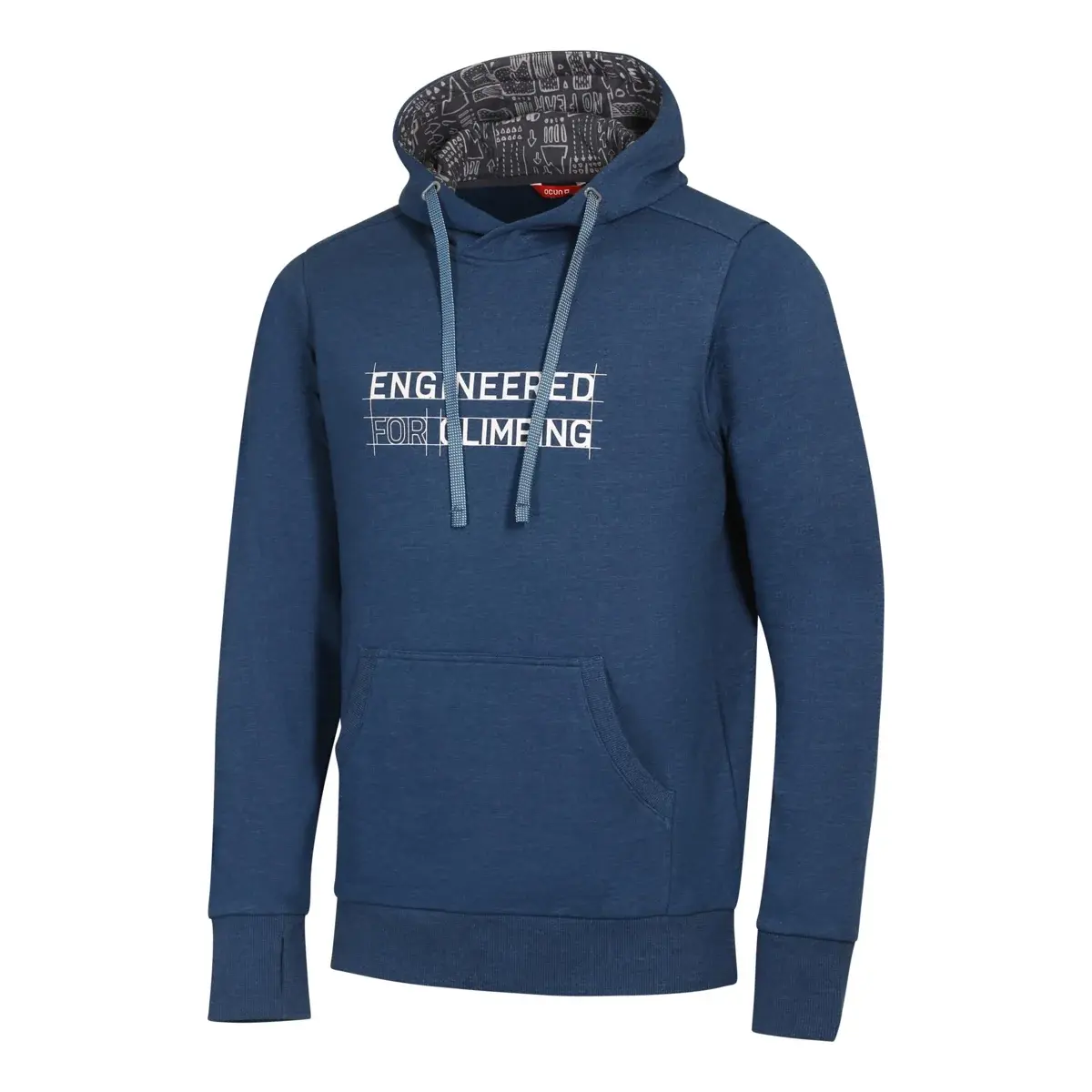 Herren-Sweatshirt Ocún Hoodie Men blue opal