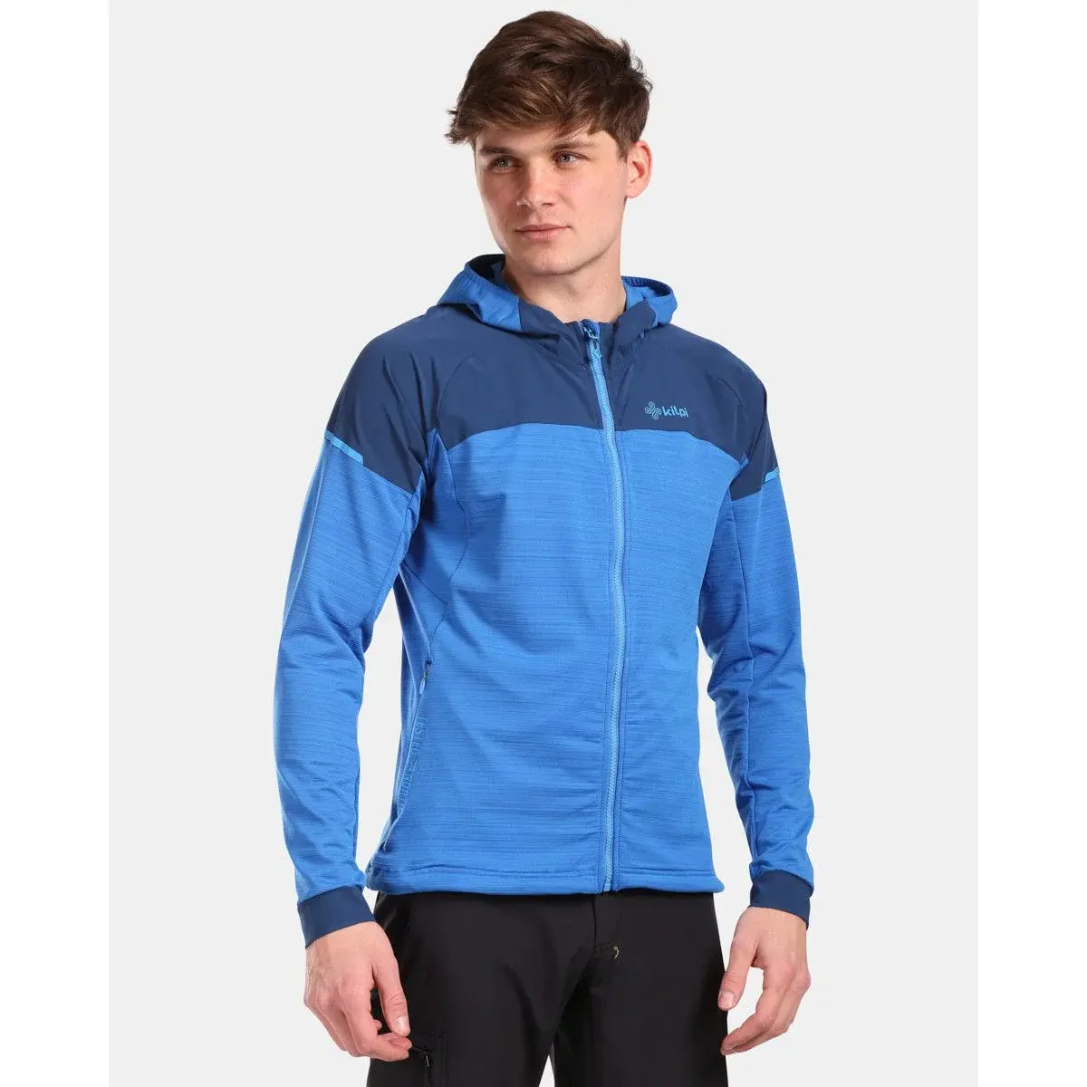 Kilpi Herren-Stretch-Hoodie Kilpi Mephis-M blau