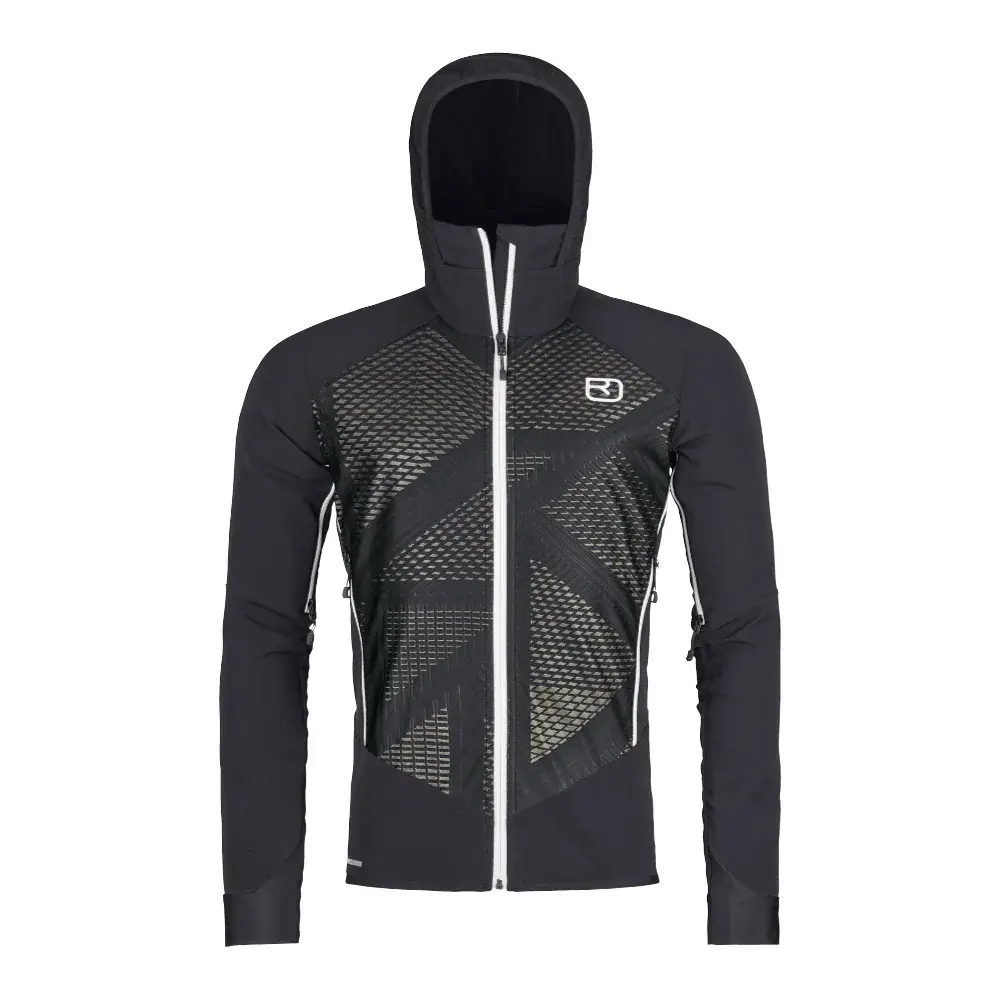 Pánská skialpinistická softshellová Bunda Ortovox Col Becchei Jacket Black raven