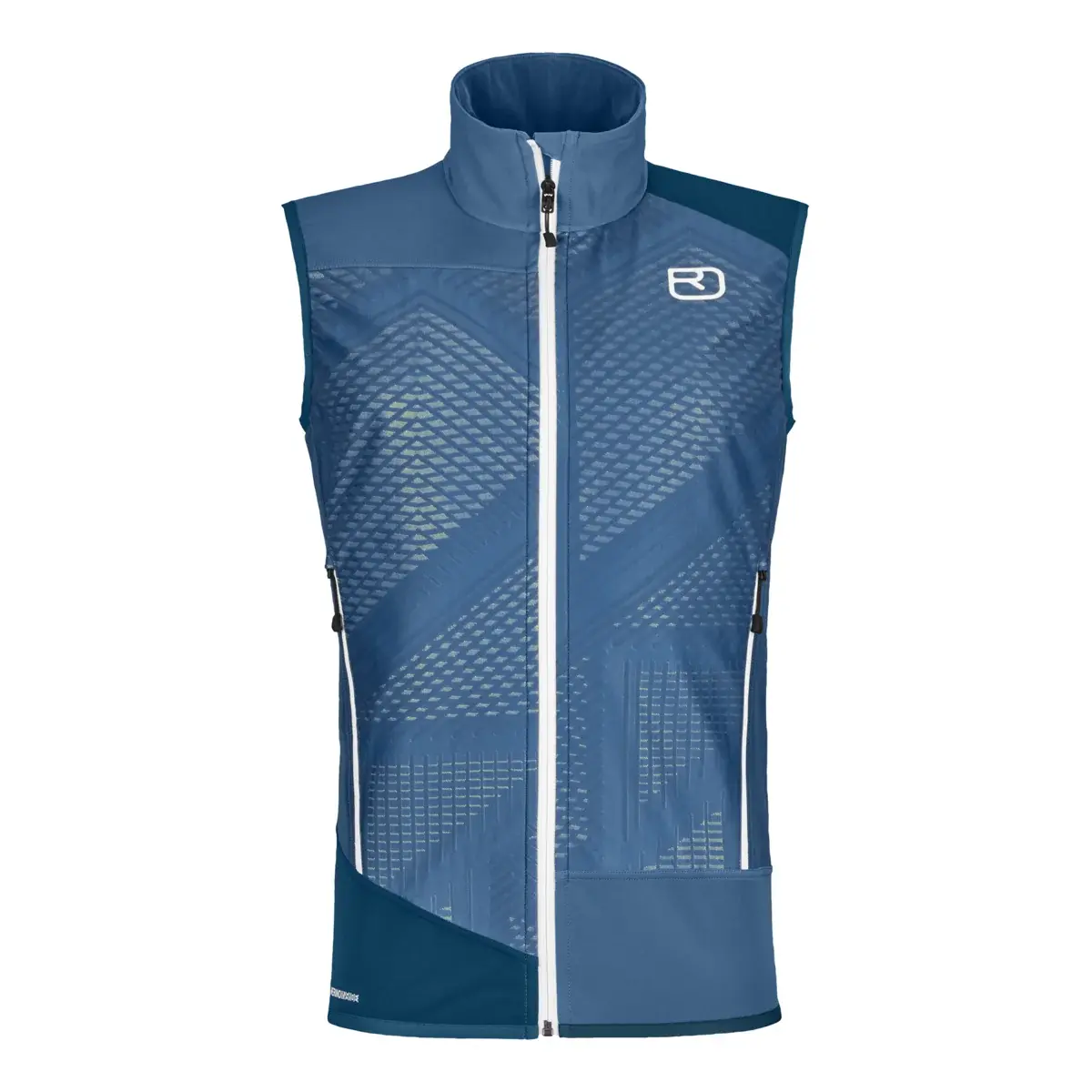 Pánská skialpinistická softshellová Vesta Ortovox Col Becchei Vest Mountain blue