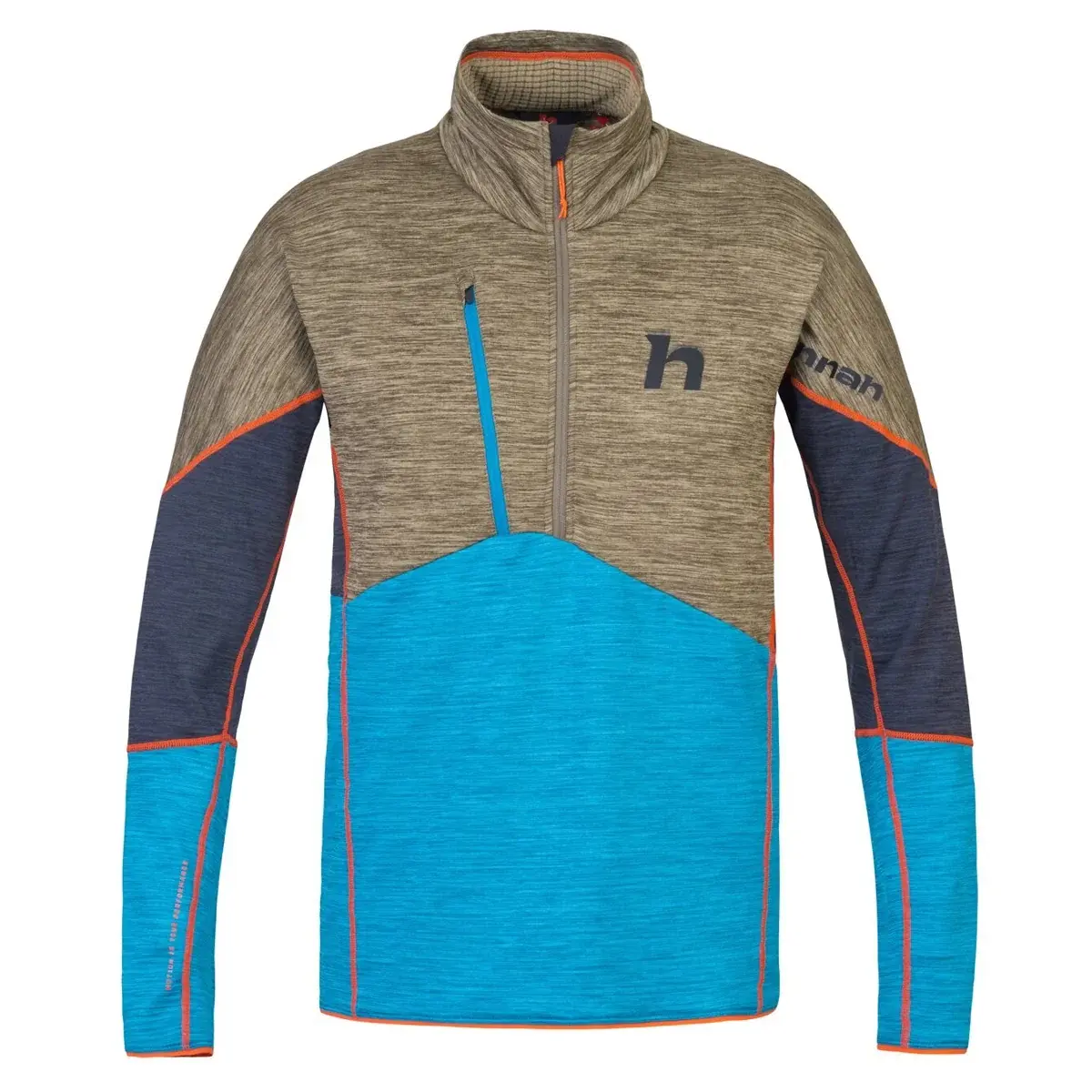 Hannah Herren-Sportsweatshirt Hannah Niro HZ Mayfly/faience mel