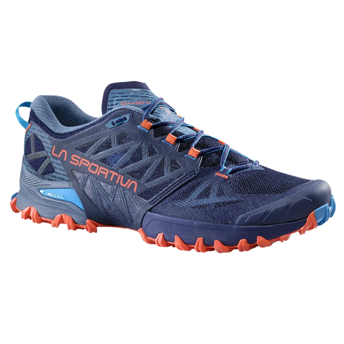La Sportiva Herren-Trailrunningschuhe La Sportiva Bushido III Deep Sea/Cherry Tomato